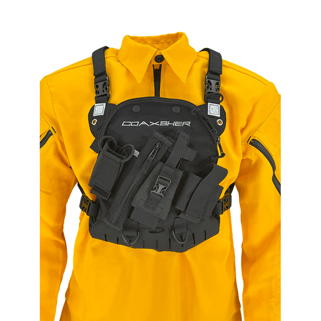 ptakaCoaxsher RCP-1 Pro ラジオハーネス 新品 COAXSHER RCP-1 Pro Radio Chest Harness for 2 Way Radio