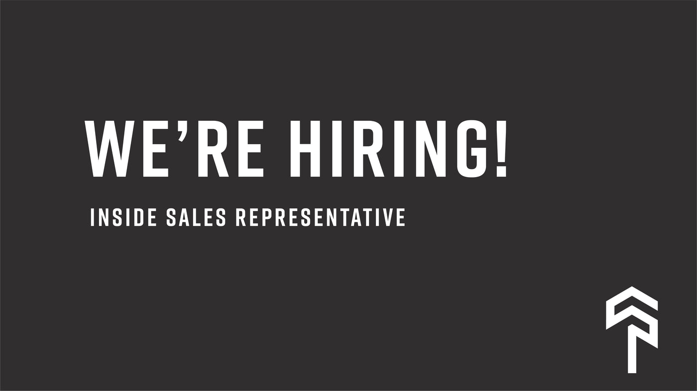 We're Hiring! Inside Sales Representative