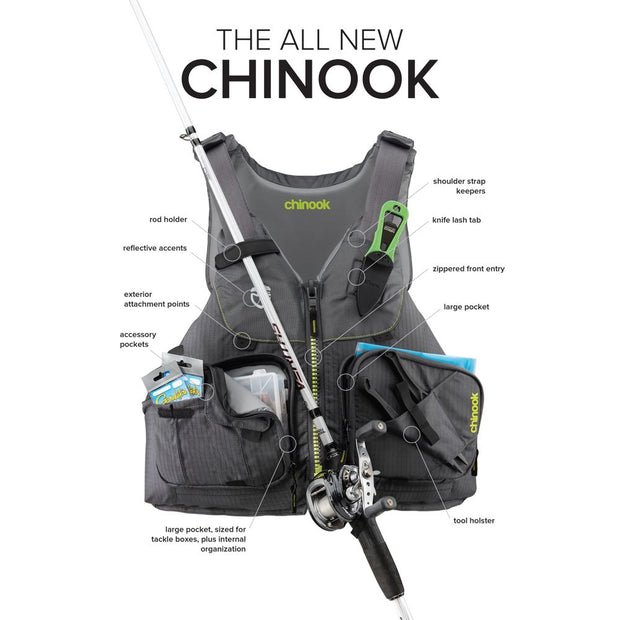Chinook Fishing PFD - Closeout