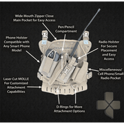 LS-1 Response RADIO CHEST HARNESS