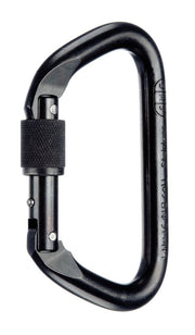 LARGE STEEL LOCKING D CARABINER, NFPA