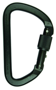 LITE ALLOY STEEL, ZINC PLATED, NFPA, LOCKING CARABINER