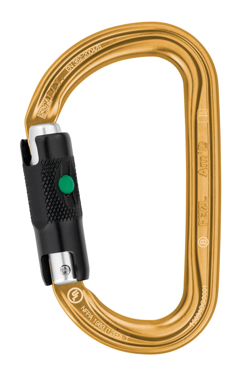 PETZL - ペツル　カラビナ　Am‘D  OK Am'D, Lightweight asymmetrical carabiner - Petzl Canada