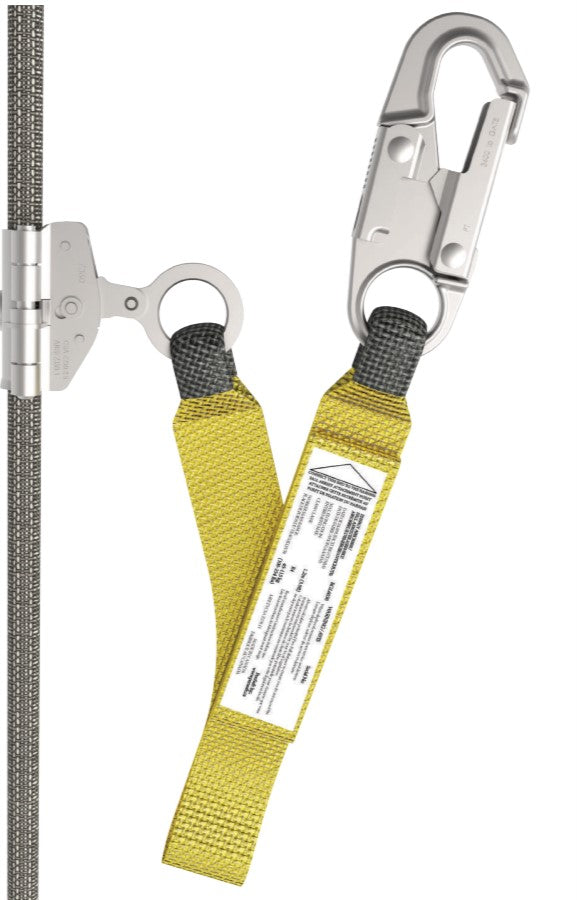 Rope grab with integrated 30 inch lanyard - Coast Ropes and Rescue