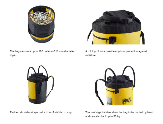 Red Rope Bucket Petzl ROPE BUCKET Canada – Coast Ropes and Rescue