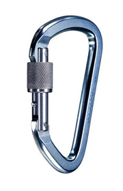 SMC Lite Alloy Steel, zinc plated, NFPA, locking carabiner - Coast Ropes and Rescue