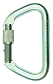 SMC Large steel Locking D carabiner, NFPA - Coast Ropes and Rescue